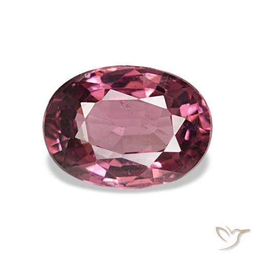 0.97ct レッド ロードライトガーネット, 楕円形, VS