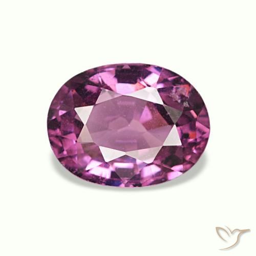 1.08ct パープル ロードライトガーネット, 楕円形, VS