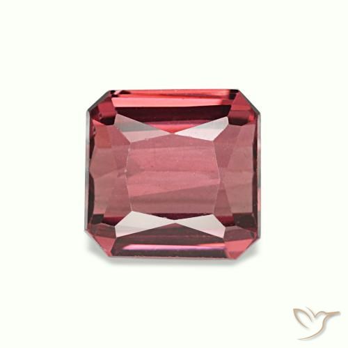 1.19ct ピンク ロードライトガーネット, エメラルドカット, VVS-VS