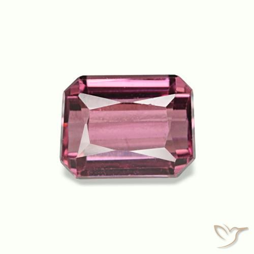 0.86ct レッド ロードライトガーネット, エメラルドカット, VVS-VS