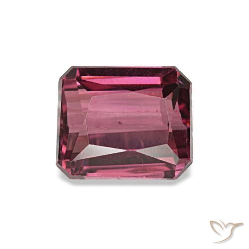 1.27ct ピンク ロードライトガーネット, エメラルドカット, VS