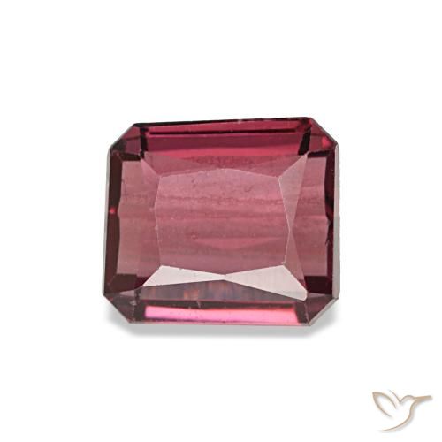 0.93ct レッド ロードライトガーネット, エメラルドカット, VVS-VS