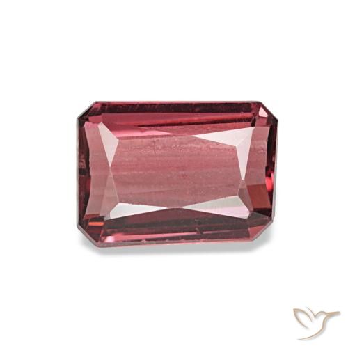 1.14ct レッド ロードライトガーネット, エメラルドカット, VS