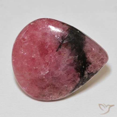 31.56ct 天然 マルチカラー ロードナイト, 洋梨の形, オペーク