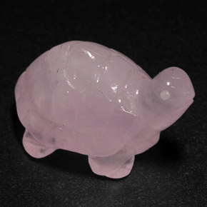 22.40カラットの天然ピンクローズクォーツ、透明、透明/半透明