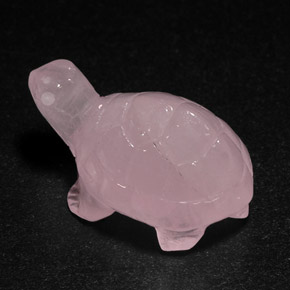 15.19カラットの天然ピンクローズクォーツ（20.7×13.1 mm・透明）