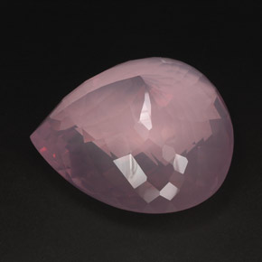 421.95カラットの天然ピンクローズクォーツ（54.1×53 mm・透明）