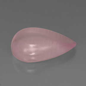 13.10カラットの天然ピンクローズクォーツ（20.8×13.8 mm・透明）