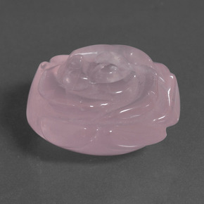 52.80カラットの天然Light Pink ローズクォーツ、ファンシーシェイプ、半透明