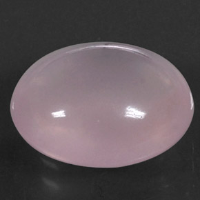 7.29カラットの天然ピンクローズクォーツ（13.4×11.6 mm・透明）