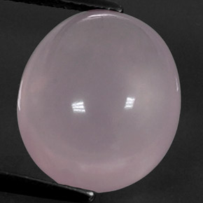 7.29カラットの天然ピンクローズクォーツ（13.4×11.6 mm・透明）