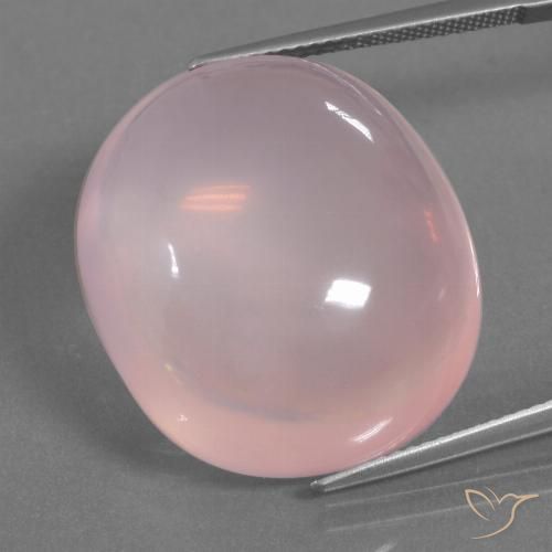 45.90ct 天然 ライトピンク ローズクォーツ, 楕円形, 透明