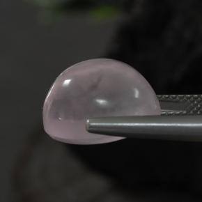 11.10カラットの天然ピンクローズクォーツ（13.9×12.1 mm・オーバルカット）