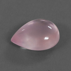 8.15カラットの天然ピンクローズクォーツ（16×11.9 mm・透明）