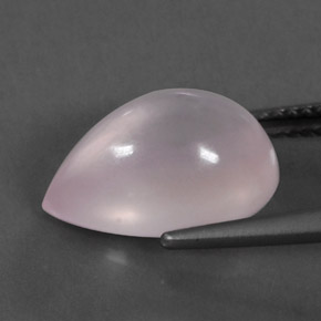 5.73カラットの天然ピンクローズクォーツ（13.8×9.3 mm・透明）
