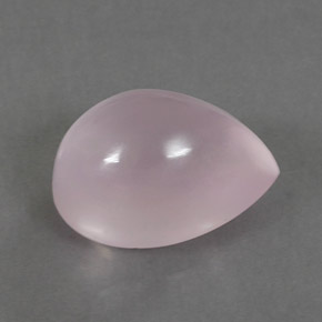 5.86カラットの天然ピンクローズクォーツ（13×9.3 mm・透明）