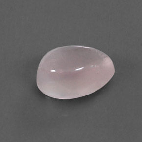 2.66カラットの天然ピンクローズクォーツ（10.3×7 mm・透明）
