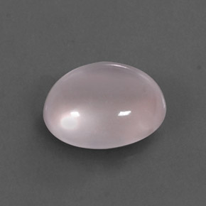 3.44カラットの天然ピンクローズクォーツ（10.9×9.2 mm・透明）