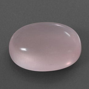 14.92カラットの天然ピンクローズクォーツ（18.1×13.2 mm・透明）