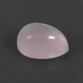 6.10カラットの天然ピンクローズクォーツ（13.3×9.2 mm・透明）