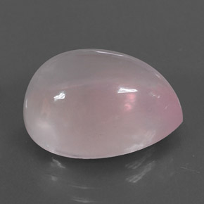 11.54カラットの天然ピンクローズクォーツ（16.3×12 mm・洋梨の形）