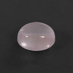 5.98カラットの天然ピンクローズクォーツ（12.2×10.2 mm・オーバルカット）