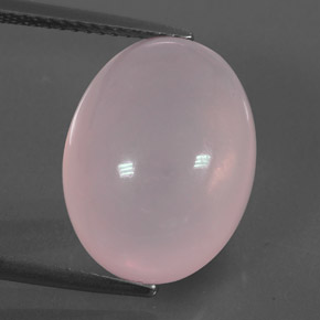11.67カラットの天然ピンクローズクォーツ（16×12.1 mm・透明）