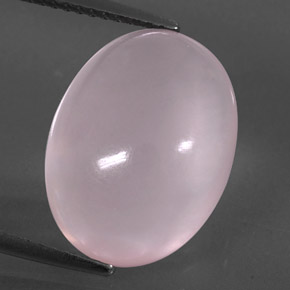 9.91カラットの天然ピンクローズクォーツ（16×12.2 mm・オーバルカット）