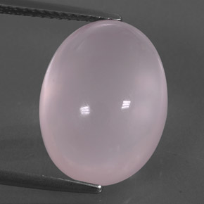 11.02カラットの天然ピンクローズクォーツ（16×12.1 mm・オーバルカット）