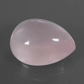 11.22カラットの天然ピンクローズクォーツ（16.2×12.2 mm・洋梨の形）