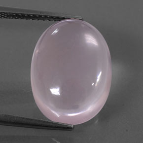 9.98カラットの天然ピンクローズクォーツ（16.2×12.1 mm・オーバルカット）