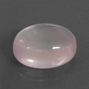 11.47カラットの天然ピンクローズクォーツ（16.1×12.1 mm・オーバルカット）