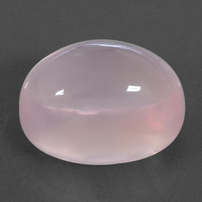 19.79カラットの天然ピンクローズクォーツ（18×13.1 mm・透明）