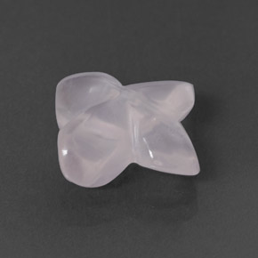 5.00カラットの天然ピンクローズクォーツ（11.7×11.3 mm・透明）