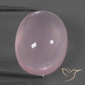17.76ct 天然 ライトピンク ローズクォーツ, 楕円形, 透明
