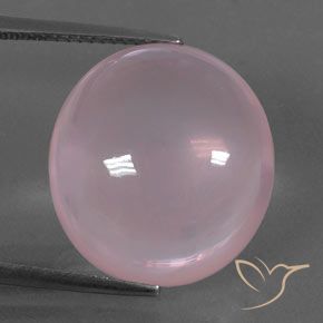 19.27ct 天然 ローズピンク ローズクォーツ, 楕円形, 透明