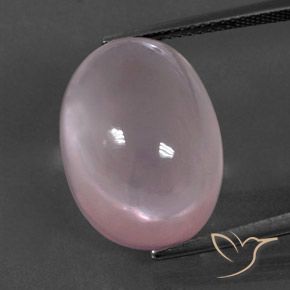18.91ct 天然 コーラルピンク ローズクォーツ, 楕円形, 透明