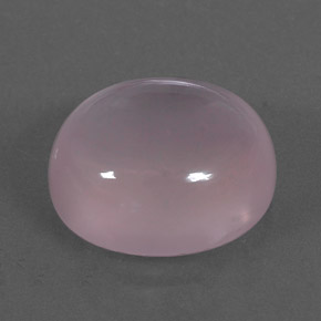 9.83カラットの天然ピンクローズクォーツ（14.2×12.1 mm・オーバルカット）