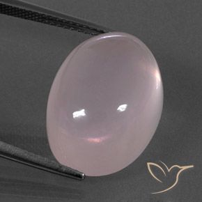 18.58ct 天然 ローズピンク ローズクォーツ, 楕円形, 透明