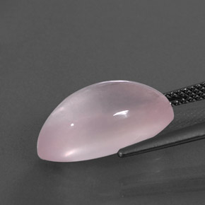 6.97カラットの天然ピンクローズクォーツ（16.2×9.2 mm・マーキス）