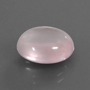 5.02カラットの天然ピンクローズクォーツ（12.1×10.2 mm・オーバルカット）