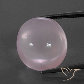 34.11ct 天然 ライトピンク ローズクォーツ, 楕円形, 透明
