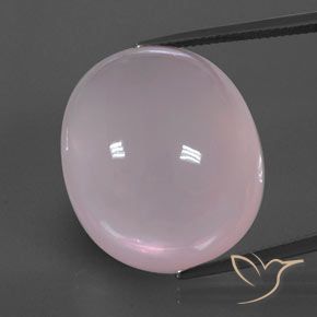 52.78ct 天然 バブルガムピンク ローズクォーツ, 楕円形, 透明