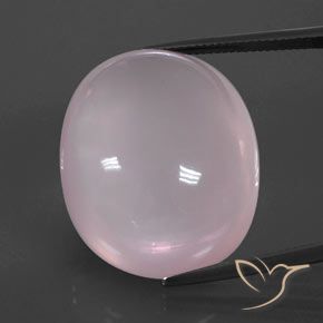 57.56ct 天然 ライトピンク ローズクォーツ, 楕円形, 透明