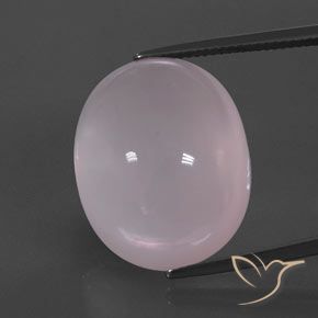 38.70ct 天然 バブルガムピンク ローズクォーツ, 楕円形, 透明