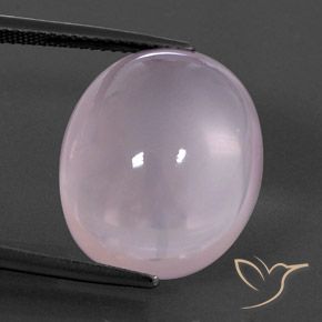 19.81ct 天然 バブルガムピンク ローズクォーツ, 楕円形, 透明