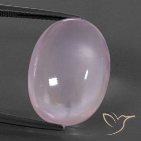 18.23ct 天然 ライトピンク ローズクォーツ, 楕円形, 透明