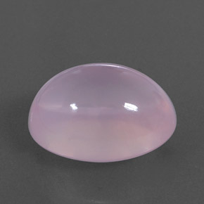 18.40カラットの天然薄いチェリーピンクローズクォーツ（18.6×13.7 mm・オーバルカット）