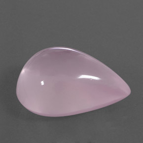 18.99カラットの天然ピンクローズクォーツ（20.7×15.4 mm・透明）