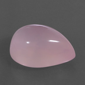 22.68カラットの天然ピンクローズクォーツ（20.9×15.1 mm・透明）